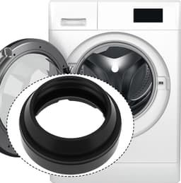 SnelShoppen - Wasmachine Asafdichting WP8577374 Rubber Compatibel met Whirlpool, Maytag, KitchenAid, Jenn-Air, Amana, Magic Chef, Admiral, Norge, Rope — thumbnail 2
