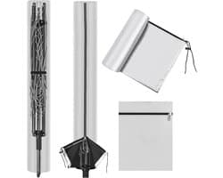 Rotating Clothesline Waterproof Cover van 420D Heavy Duty Oxford Stof met Rits en Trekkoord voor Buitenkleding, Tuinparasol en Bescherming tegen Weerselementen