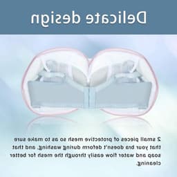 Waszakken voor Ondergoed - 2 Stuks Mesh Waszakken met Verborgen Rits voor Bh's en Intieme Kleding - Roze, Bescherming tijdens Machinewassen — thumbnail 2