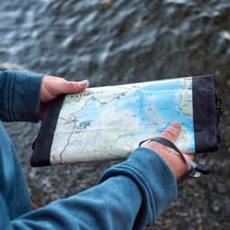 Waterdicht kaartenhoes, wandelkaartenhoes, doorzichtige kaartenhoes, camping kaartenhoes, transparante wandelkaartenzak, droge zakhouder voor camping, documenten en elektronica — thumbnail 3