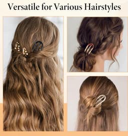 Grote Franse Haarspelden Set (4 stuks) voor Dun en Fijn Haar — thumbnail 5