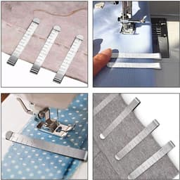 20 Stuks RVS Naaiclips voor Quilten en Zomen - Klemmen voor Stof Markering — thumbnail 4