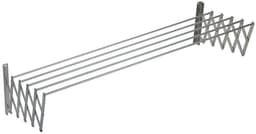 Sauvic 100 Cm Uitschuifbare Aluminium Waslijn Zilver — thumbnail 2