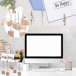 20 Stuks Houten Foto Clip Houders voor Thuis en Kantoor — thumbnail 5