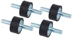 Anti-vibratie rubberen schokdempers - Set van 4 stuks voor luchtcompressor pomp - 30 x 15 mm - M8 x 23 - Isolator monteert met rubberen schroeven — thumbnail 1