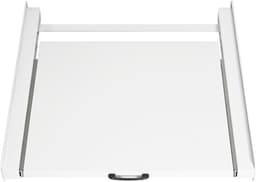Tussenstuk Wasmachine & Droger met Uitschuifbare Plank XL – Wit - Bodo — thumbnail 2