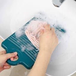 Plastic Mini Wasbord - Antislip Handwas Bord - Groene Huishoudelijke Wasaccessoire — thumbnail 2
