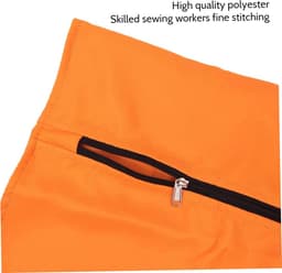 Waszak Voor Huisdieren Wasgoed - 70x80cm - Met Rits Voor Wasmachines - Vangt Dieren Haren Op - Oranje — thumbnail 4