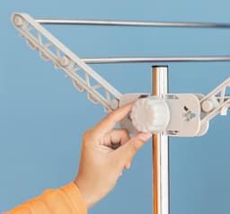 Goodivery ® Elektrische Wasdroger met Natuurlijke Luchtstroom, 12 Droogrekken, Inklapbaar en Draagbaar met Wielen — thumbnail 2