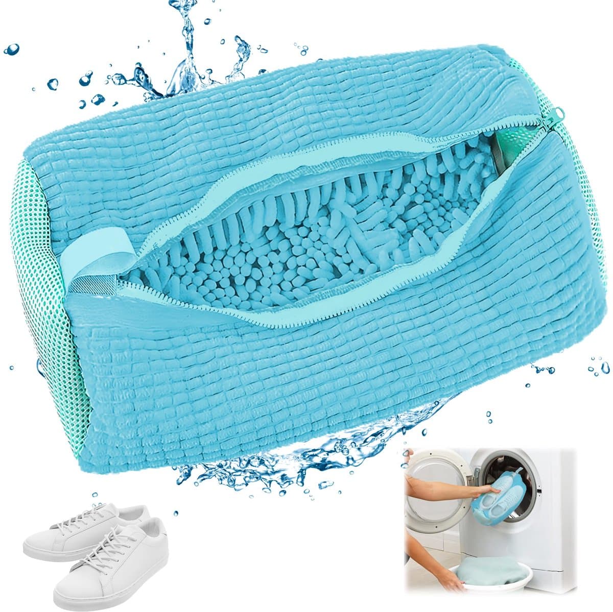 My Ninki ® Schoenwaszak met Ritssluiting voor Effectieve Bescherming en Gemakkelijke Reiniging van Sneakers — afbeelding 1