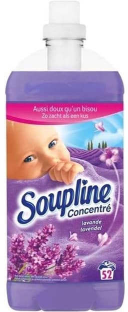 Soupline - Wasverzachter - Lavendel - 52 Wasbeurten - 1.3L - Voordeelverpakking - 4 stuks — thumbnail 2