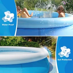 Waterdichte Reparatietape 5 m x 8 cm voor Zwembad, Luchtmatras, Trampoline en Meer — thumbnail 5