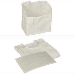 Praktisch badkamerrek met wasmand - 2in1 - bamboe - 100 x 45.5 x 33.5 cm — thumbnail 4