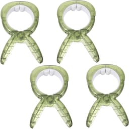 Wasknijpers Set - Kledinghangers Clips - Kleding Drogen - Winddicht Ontwerp - 4 Stuks - Groen — thumbnail 1