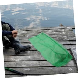 Ergonomische Viszak - Draagbaar Net - Vis Opslag - Opvouwbaar Ontwerp - 120x70cm - Groen — thumbnail 3