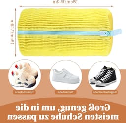 2 Stuks Schoenwaszakken voor de Wasmachine, Multifunctionele Bescherming voor Sneakers, Herbruikbare Waszakken voor Schoenen en Trainers — thumbnail 2