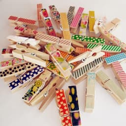 Dailygoods- Wasknijper 100 Stks - Kleurrijk Houten - Foto Clips — thumbnail 4