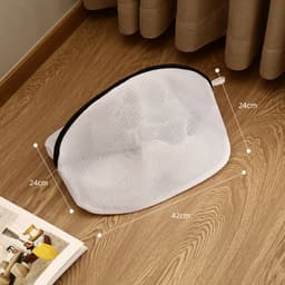Tweedelige schoenreinigingszak, waszak Geschikt voor schoenen, opbergzak Geschikt voor schoenen, beschermt schoenen tegen beschadiging (42*24*24 cm) — thumbnail 2