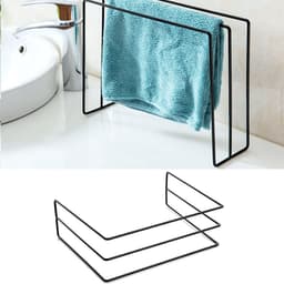 Vrijstaande Handdoek Droogrek met 3 Armen voor Keuken, Badkamer en Utility Room - Ideaal voor Handdoeken, Keukenaccessoires en Opberging — thumbnail 5