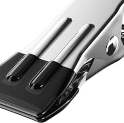 Metalen wasknijpers - Zware grijpers - Wasgoed drogen - Roestvrij staal - 8 stuks - Zwart — thumbnail 3