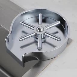 Glas Wasmachine - Flessen Reiniger - Snel Glazen Spoelen - Automatisch Spuiten - 5 Stuks - Zilver — thumbnail 5