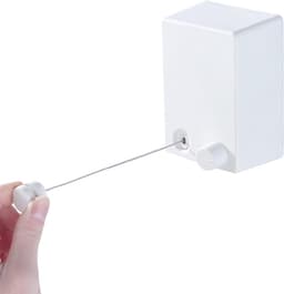 Verstelbare Kledinglijn 4.2M - Onzichtbare, Niet Doorhangende Kledinglijn voor Binnen en Buiten, Stevige en Uittrekbare Kledinglijn voor Efficiënt Gebruik — thumbnail 1