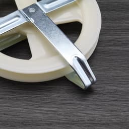Dailygoods- Waslijn Katrol 15,5 cm - 2x Waslijn Uittrekbaar - Duurzaam Impactplastic - Ondersteuning voor Touw tot 3/8" - Eenvoudig te Installeren - Wit — thumbnail 3