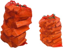 Sterke Gaaszakken - Opbergzakken - Hout Opslaan - Glad Binnenwerk - 100 Stuks Groot - Rood — thumbnail 3