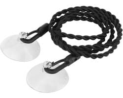Kledinglijn - Drogere Cord - Reizen Kamperen - Lichtgewicht Draagbaar - 150 cm - Zwart