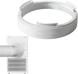 Afvoerslang Adapter - Airco Koppeling - Airco Efficiëntie - Universele Schroefdraad - 150 mm - Wit — thumbnail 1