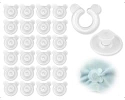 Dailygoods - Set van 24 Antislip Bedklemmen voor Dekbedovertrekken