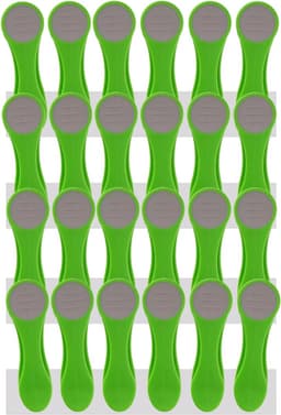 Wasknijpers - Wasclips - Kleding Drogen - Softgrip Bescherming - 24 Stuks - Geel Oranje — thumbnail 3