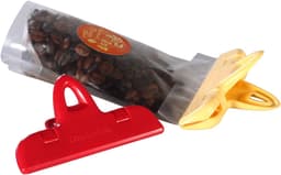 Nietjes Set - Zaksluiters Clips - Voedsel Vers Houden - Robuuste Kunststof - 11 cm - Grijs — thumbnail 2