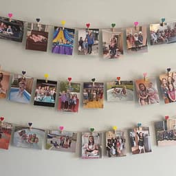50 stuks - Mini houten wasknijpers - kleurrijke wasknijpers - houten clips - fotoclip - fotoclip houder - hartvormige houten clips - geschikt voor foto's bruiloften Kerstmis Valentijnsdag knutselwerk en decoraties — thumbnail 3