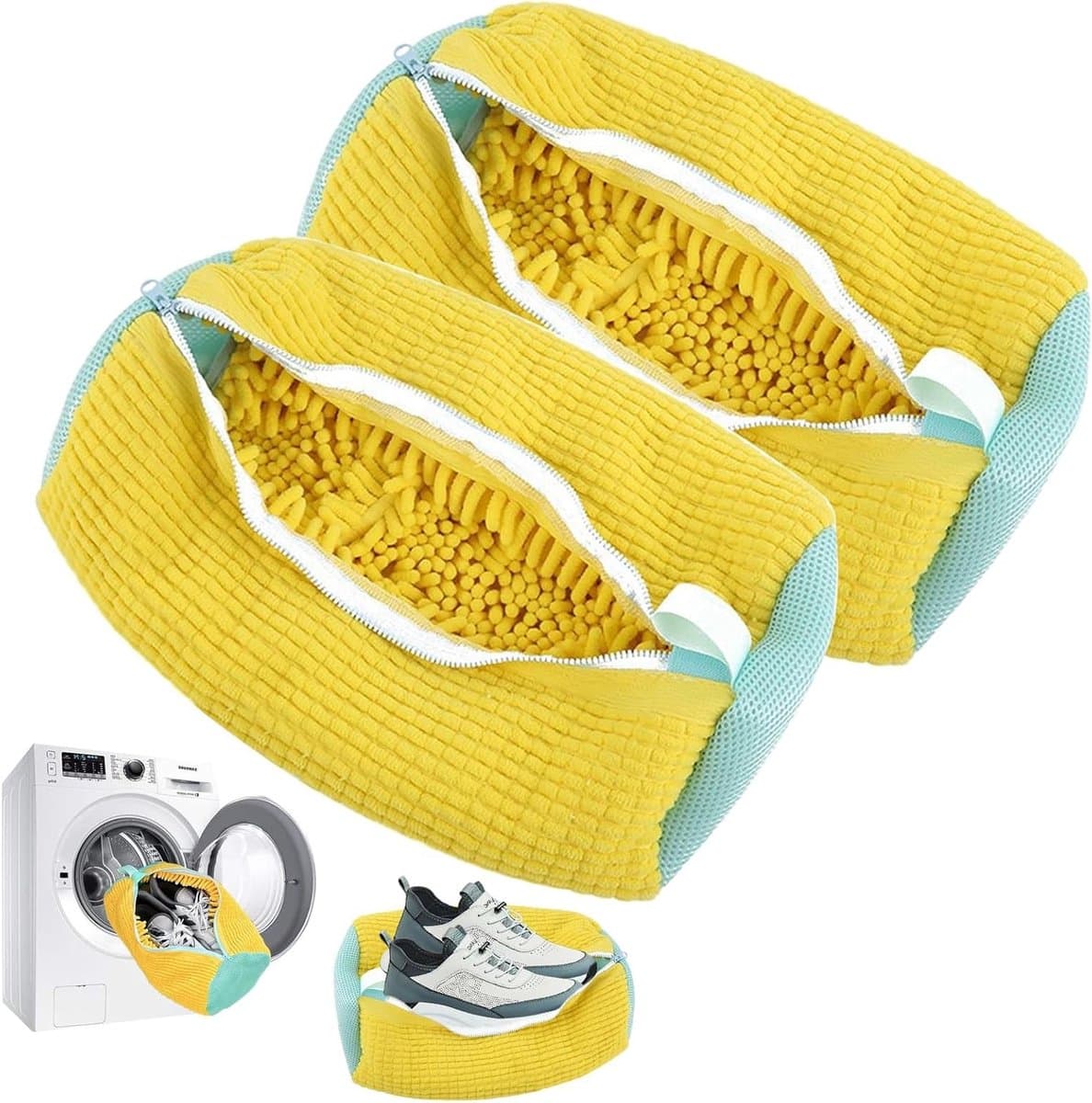 Waszak voor wasmachine - Bescherm je kleding, verleng de levensduur en voorkom slijtage — afbeelding 1