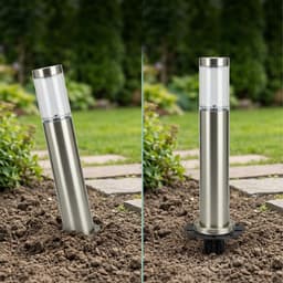 Grondanker voor tuinlamp - set van 4 - 30 cm - zwart — thumbnail 4