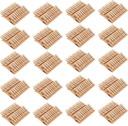 Mini houten wasknijpers, 400 stuks, 3,5 x 0,7 cm, perfect voor knutselen, DIY projecten en decoratie — thumbnail 1