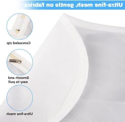 Set van 3 Wasnetten voor de Wasmachine - Grote Waszakken 30 x 40 cm met Rits - Ideaal voor Delicate Kleding en Ondergoed — thumbnail 2