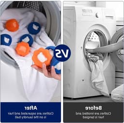 Effectieve haarverzamelaars voor wasmachines - 10 stuks voor het verwijderen van katten- en hondenhaar uit beddengoed en kleding — thumbnail 5