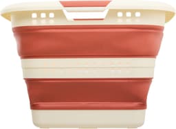 5Five Wasmand - 40L - rood - PP - opvouwbaar - 49 x 49 x 49 cm - flexibel — thumbnail 5