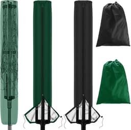 Dailygoods- Droogmolen-afdekking 165 cm - Robuuste Waterdichte Afdekking - UV-bestendig - Scheurvast - Met Ritssluiting/Trekkoord - Hoogwaardig 210D Oxford-weefsel - Wasrekhoes — thumbnail 1