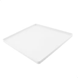 Lekbak Wasmachine - Opvangbak tegen lekkage - Siliconen - 65x60x3 cm - Wit - Bodo — thumbnail 1
