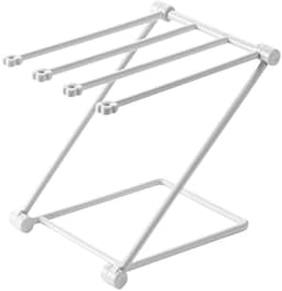 Dailygoods- Vaatdoekhouder Opvouwbaar - 4-Arms Droogrek - Aanrecht Organizer - Multifunctioneel - Kunststof - Ruimtebesparend - Theedoekhouder — thumbnail 1