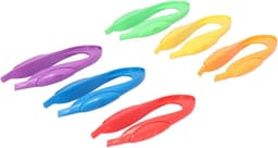 Educatieve Clips - Kinder Pincet - Natuur Ontdekken - Veilig Plastic - 6 Stuks - Kleurrijk — thumbnail 1