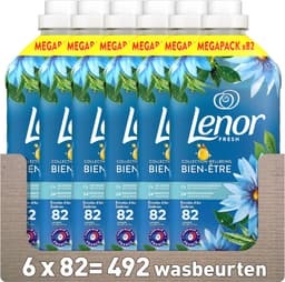 6x Lenor Wasverzachter Zeebries 82 Wasbeurten 1722 ml — thumbnail 1
