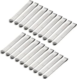 Naaiclips Set - Quilten Benodigdheden - Stof Bevestigen - Roestvrij Staal - 20 Stuks - Zilver — thumbnail 1