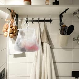 Hangende Opbergtas van Netmateriaal voor Wasknijpers en Kleine Items — thumbnail 3