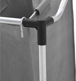 RWB® Wasmand 4 Vakken - Wasmand Vier Vakken - Wasmand - Grijs - ‎96 x 40 x 92 cm — thumbnail 5