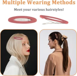 Grote Snap Haarspelden Set (4 Stuks) - 9 cm Lange Haarklemmen voor Dames en Meisjes — thumbnail 2