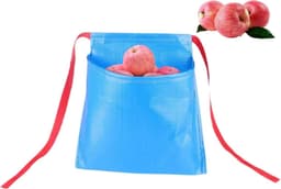 Oogstschort - Plukzak - Groenten Verzamelen - Waterafstotend Nylon - 45x45x25cm - Blauw — thumbnail 1